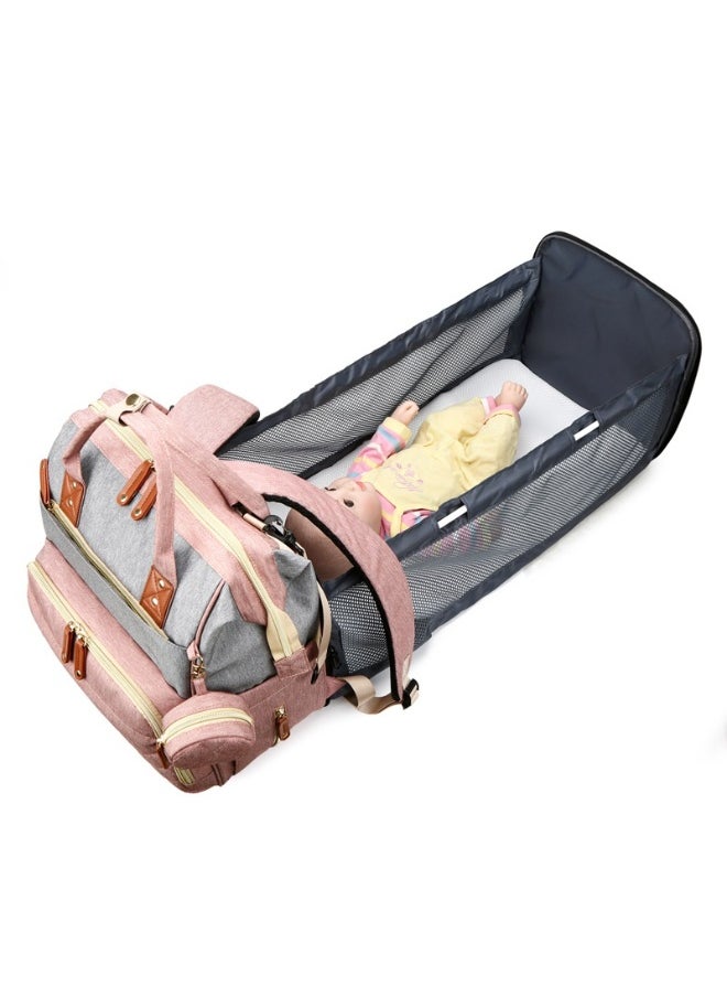 Multi-Function Travel Diaper Backpack， Baby Diaper Bag Backpack with Changing Pads mommy Bags Boys Girl Unisex Multifunction Travel Baby