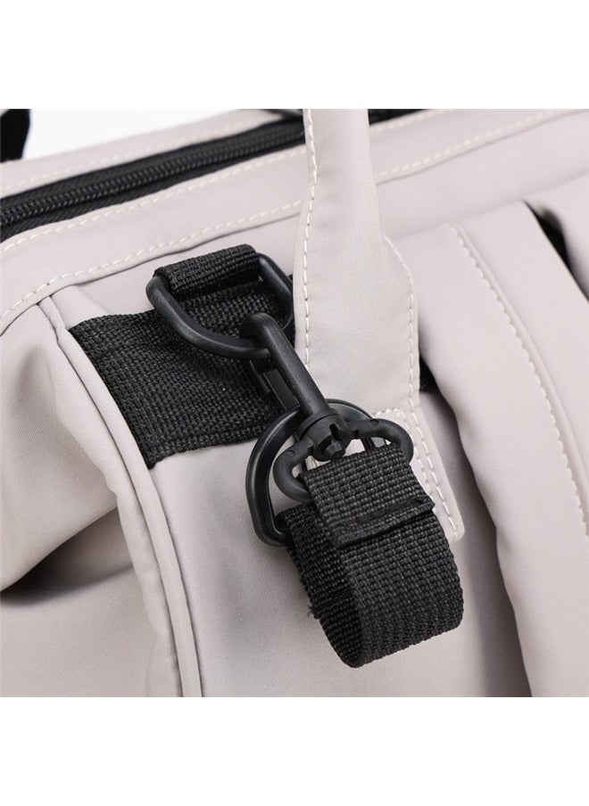 Multi-Function Diaper Backpack，Diaper Bag Tote, Nappy Backpack with Stroller Buckle