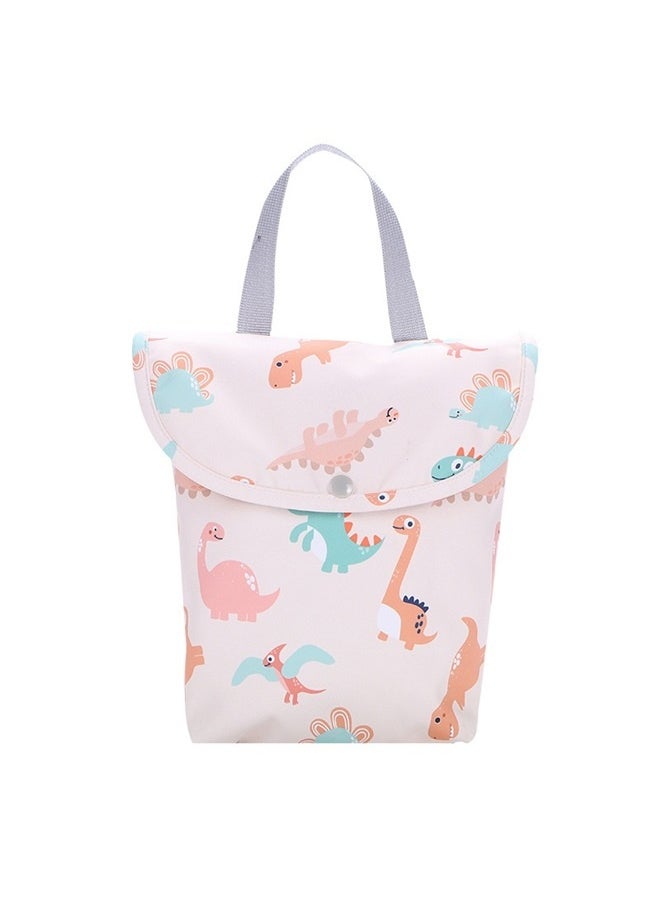 Animal Printed Mini Diaper Bag，Reusable Wet Dry Bag, Big-Capacity Diaper Bag, Beach Travel Yoga Essentials