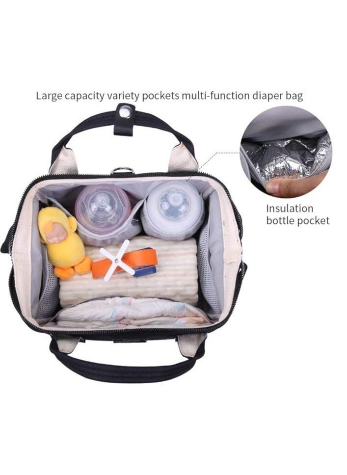 (Small, black) - Mini Breast Pump Bag Black Backpack with USB Charger Port and Cooler Pocket for Work Mom Best Baby Shower Gifts