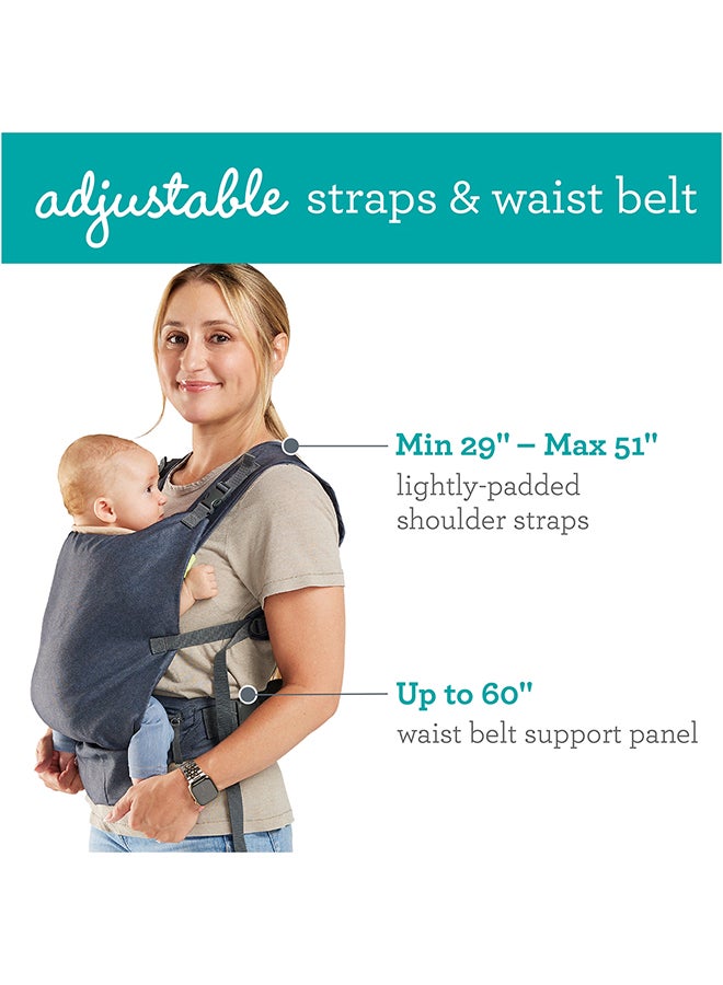 Fold And Go 2-In-1 Baby Carrier Ideal For Travel And Quick Everyday Outing, Utra Lihjtweight And Comapct Carrier