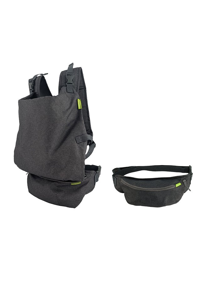 Fold And Go 2-In-1 Baby Carrier Ideal For Travel And Quick Everyday Outing, Utra Lihjtweight And Comapct Carrier
