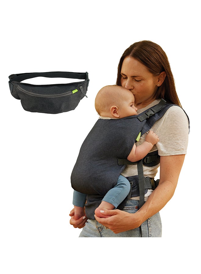 Fold And Go 2-In-1 Baby Carrier Ideal For Travel And Quick Everyday Outing, Utra Lihjtweight And Comapct Carrier