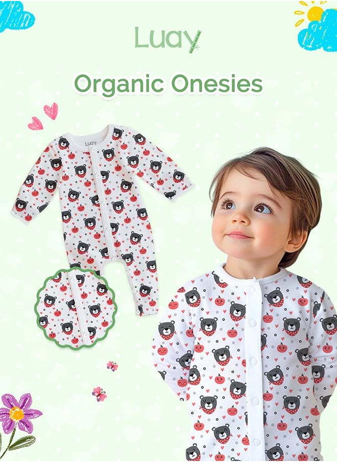 Premium Gift Box Set with The Baby Romper, Baby Feeding Bottle and Teddy Bear Best Hamper for Babies (9-12 M)