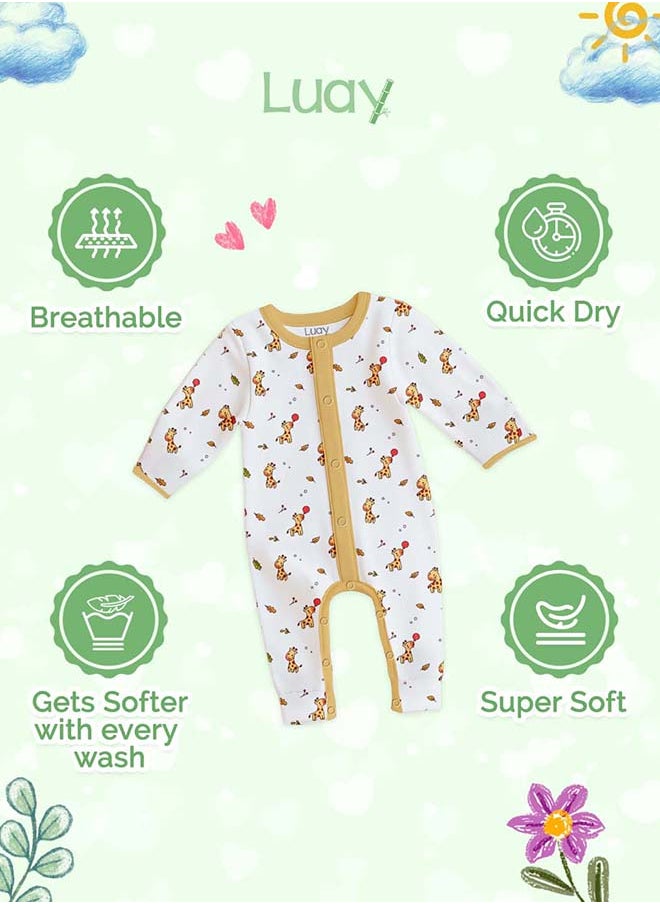 Premium Gift Box Set with The Baby Romper, Baby Feeding Bottle and Teddy Bear Best Hamper for Babies (3-6 M)