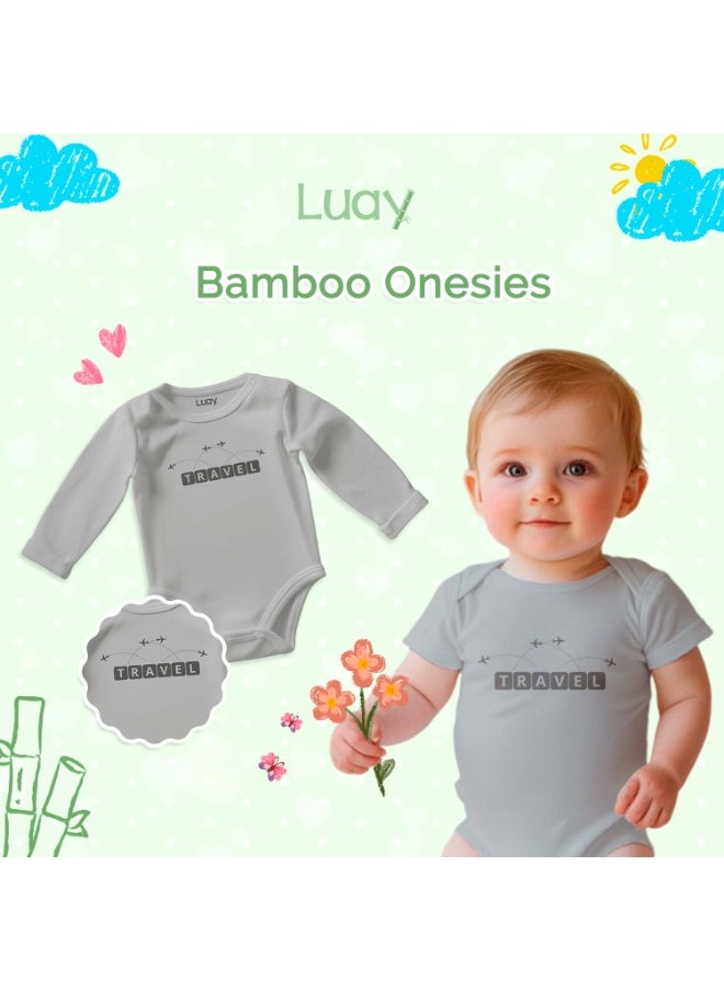Premium Gift Box Set with The Baby Onesie, Baby Feeding Bottle, Baby Bib and Teddy Bear Best Hamper for Babies