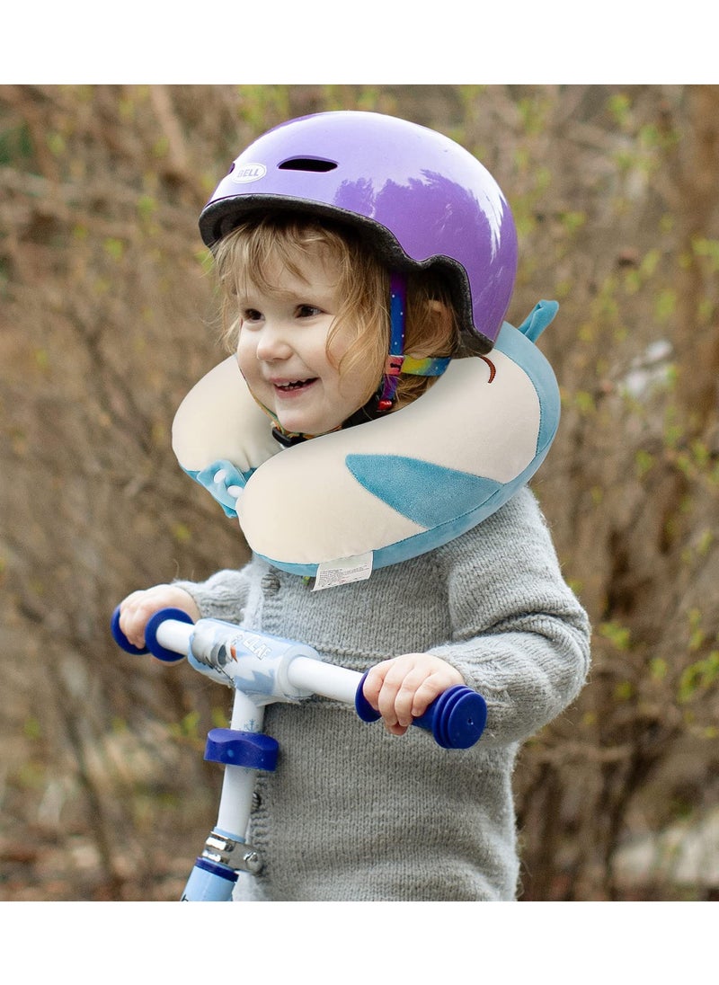 Pure Memory Foam Penguin Travel Pillow Kids Neck Pillow for Traveling Accessory for Airplane Travel Road Trip Neck Chin Support Stops Head from Falling Forward Washable