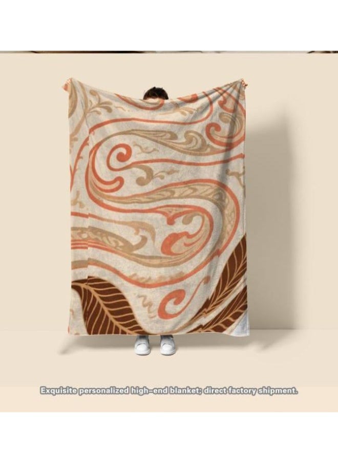 Traditional flannel thin blanket (warm and comfortable, suitable for sleeping, playing games, dust removal and sandproof) 150cm*200cm - 43