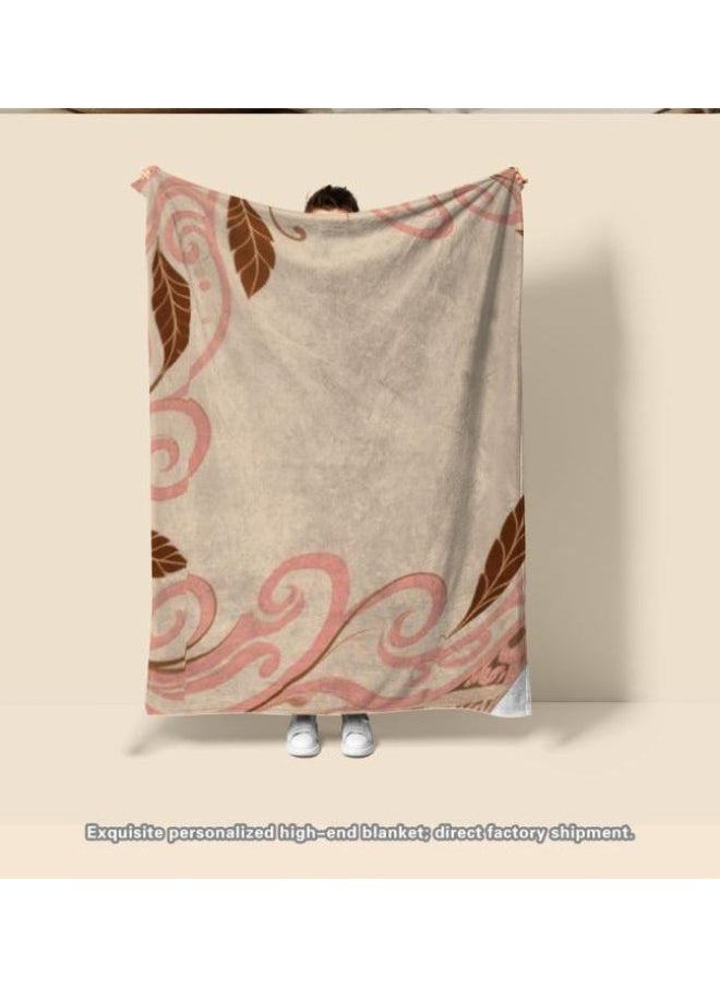 Traditional flannel thin blanket (warm and comfortable, suitable for sleeping, playing games, dust removal and sandproof) 150cm*200cm - 18