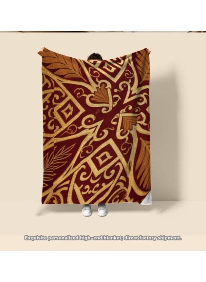Traditional flannel thin blanket (warm and comfortable, suitable for sleeping, playing games, dust removal and sandproof) 150cm*200cm - 10