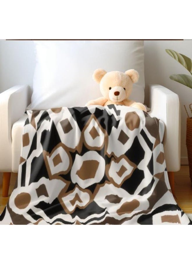 Traditional flannel thin blanket (warm and comfortable, suitable for sleep, gaming, dust removal and sandproof) 150cm*200cm - 25