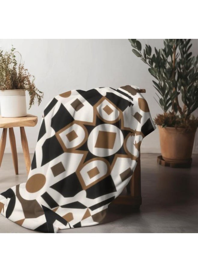 Traditional flannel thin blanket (warm and comfortable, suitable for sleep, gaming, dust removal and sandproof) 150cm*200cm - 25