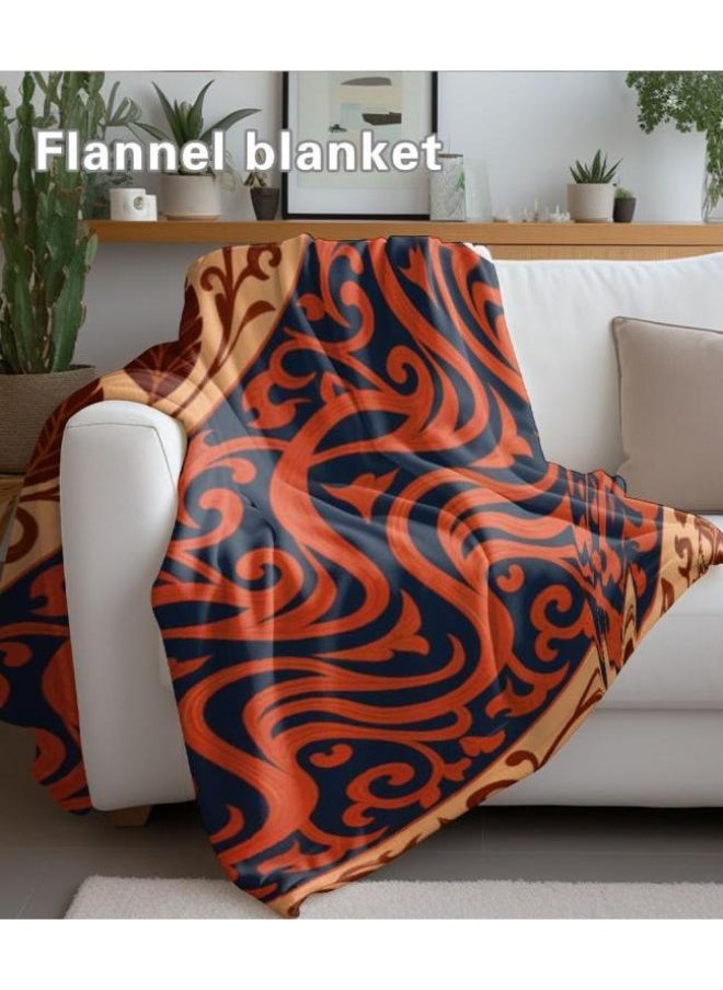 Traditional flannel thin blanket (warm and comfortable, suitable for sleeping, playing games, dust removal and sandproof) 150cm*200cm - 25