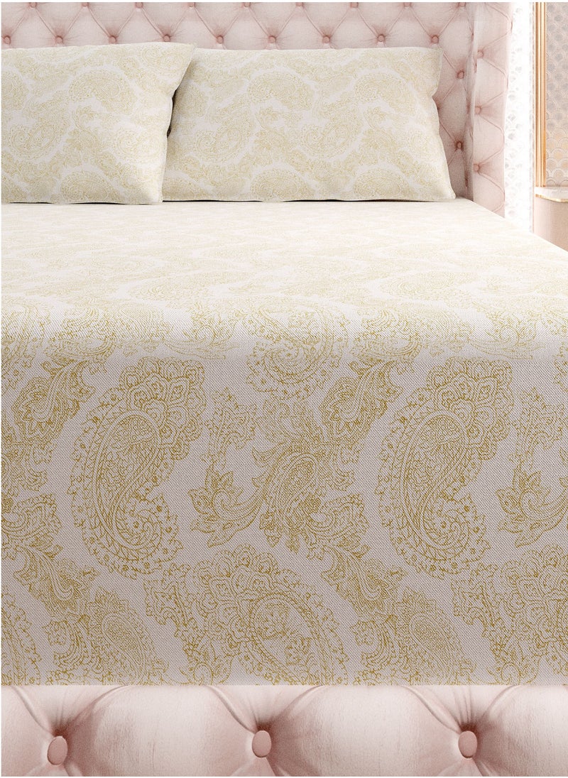 Color Sense 144TC Single Fitted Sheet – Beige