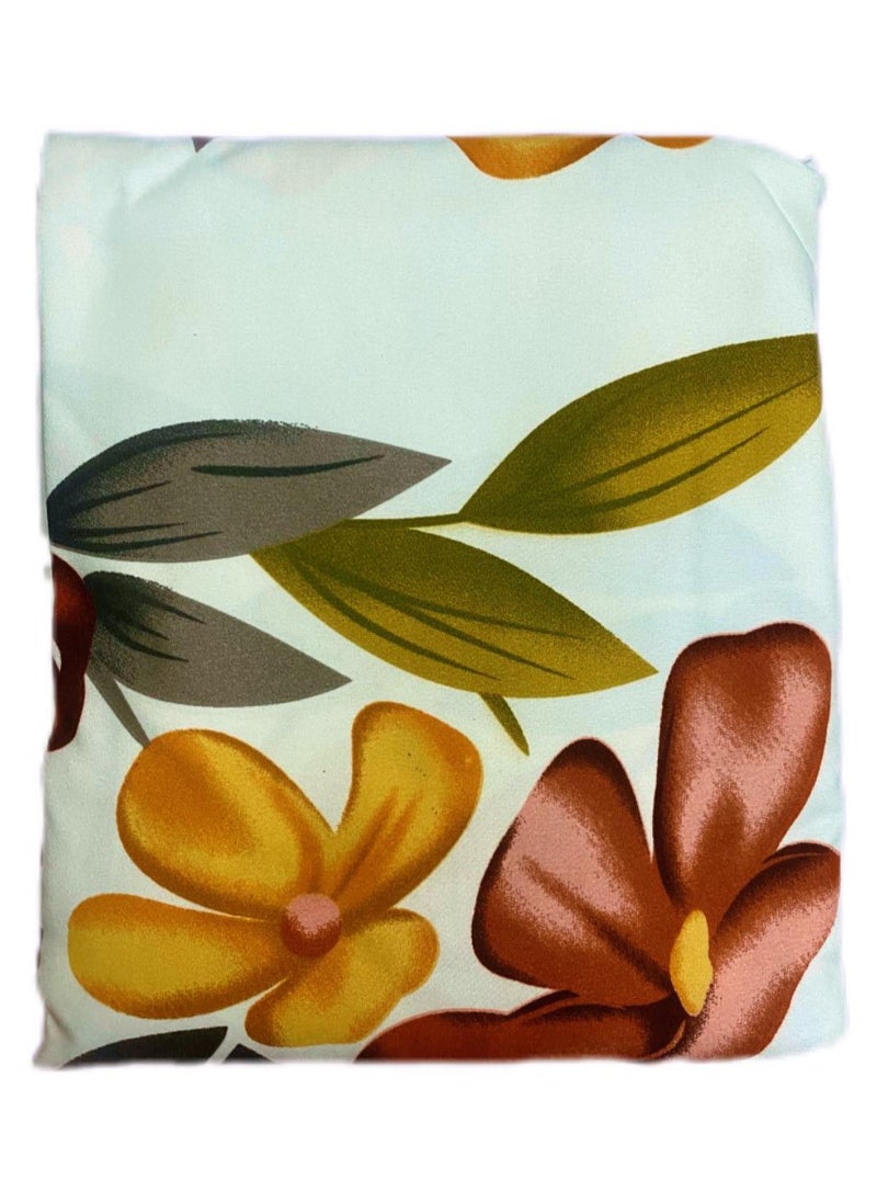 Embroidered Bed Sheets Set Five Piece 100% Cotton Bedding Set Multicolour