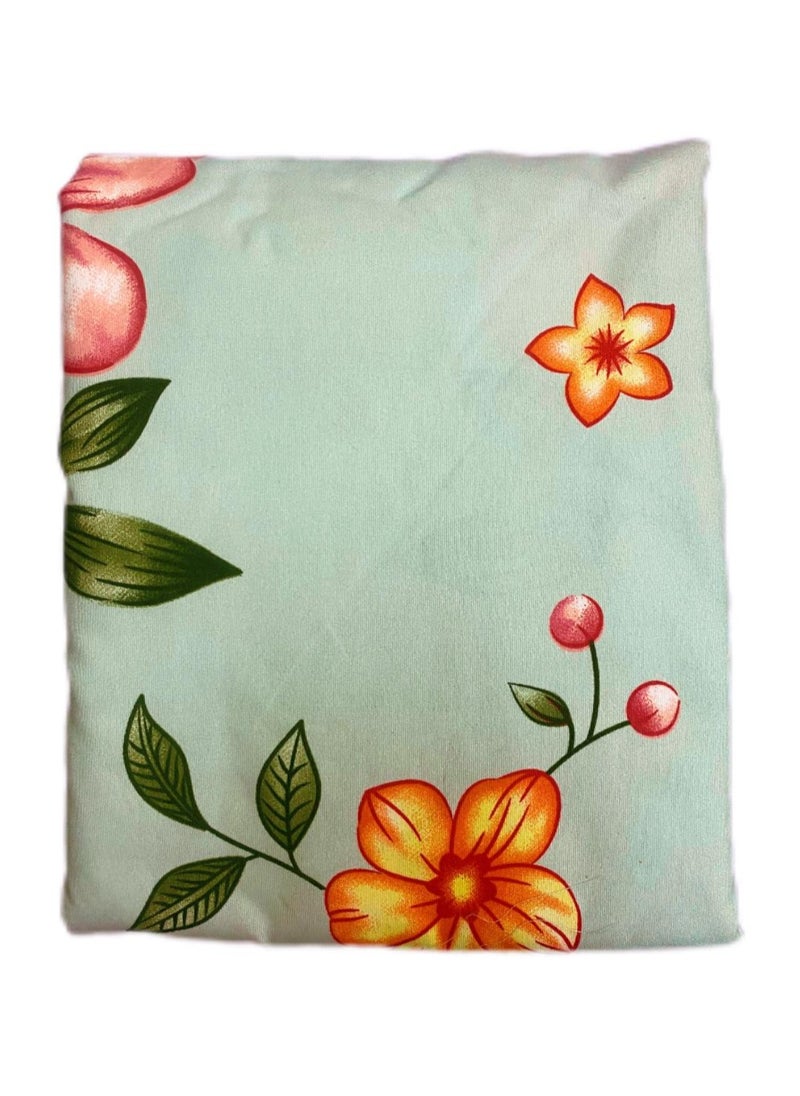 Embroidered Bed Sheets Set Five Piece 100% Cotton Bedding Set Multicolour