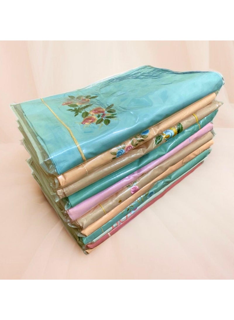 Embellished Bed Sheets Set Five Piece 100% Cotton Bedding Set In  Multicolour