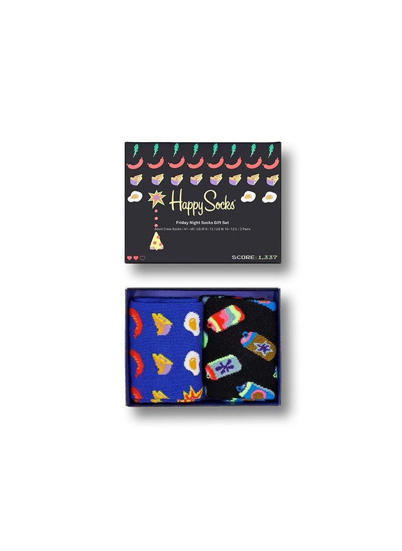 Happy Socks 2-Pack Friday Night Socks Gift Set