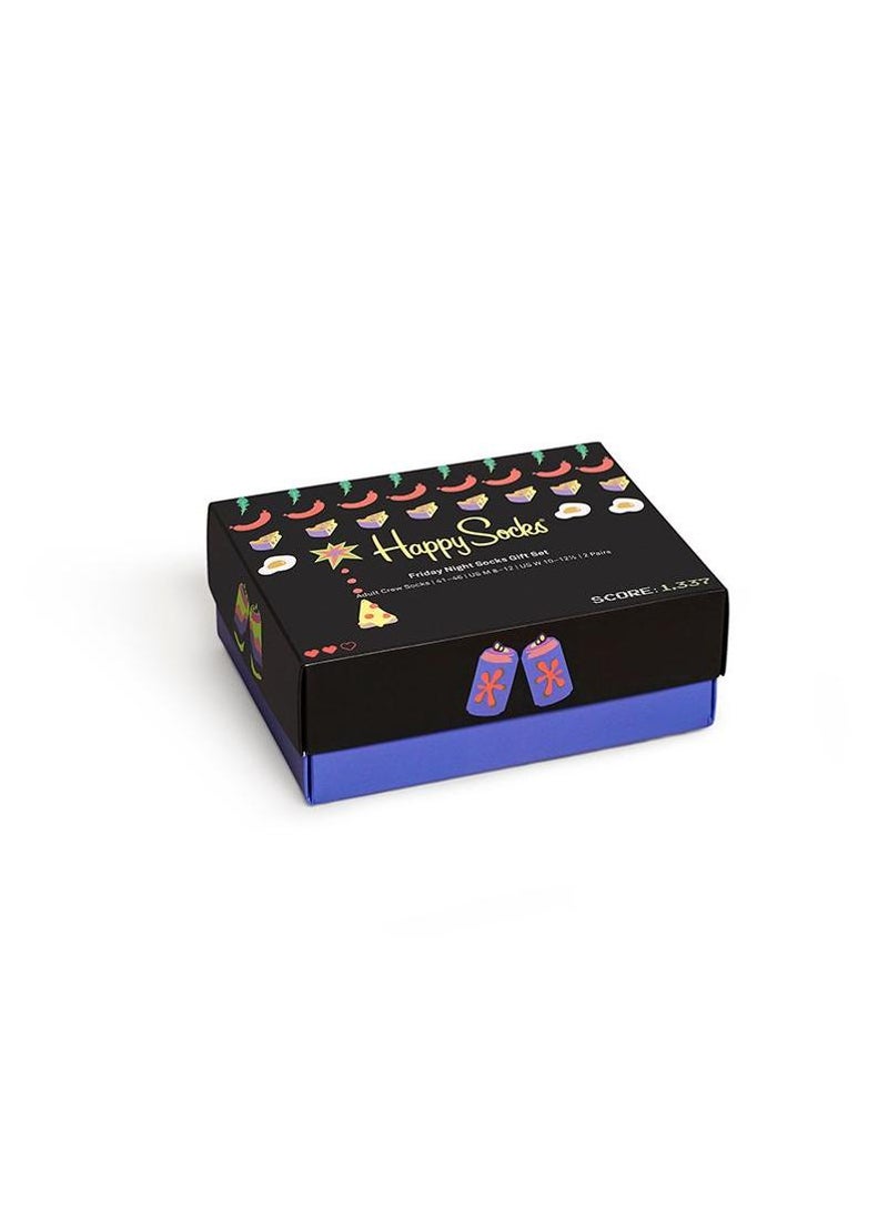 Happy Socks 2-Pack Friday Night Socks Gift Set