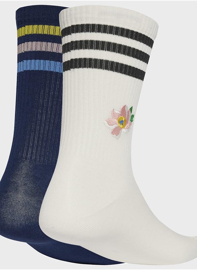 adidas Originals x Liberty London Crew Socks 2 Pairs