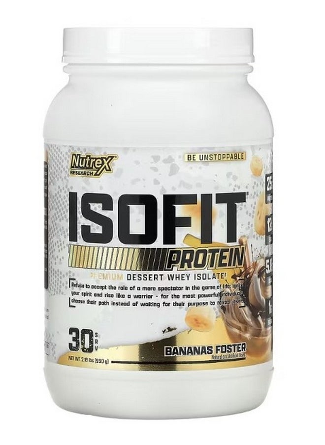 IsoFit Protein Bananas Foster 2.18 lbs 990 g