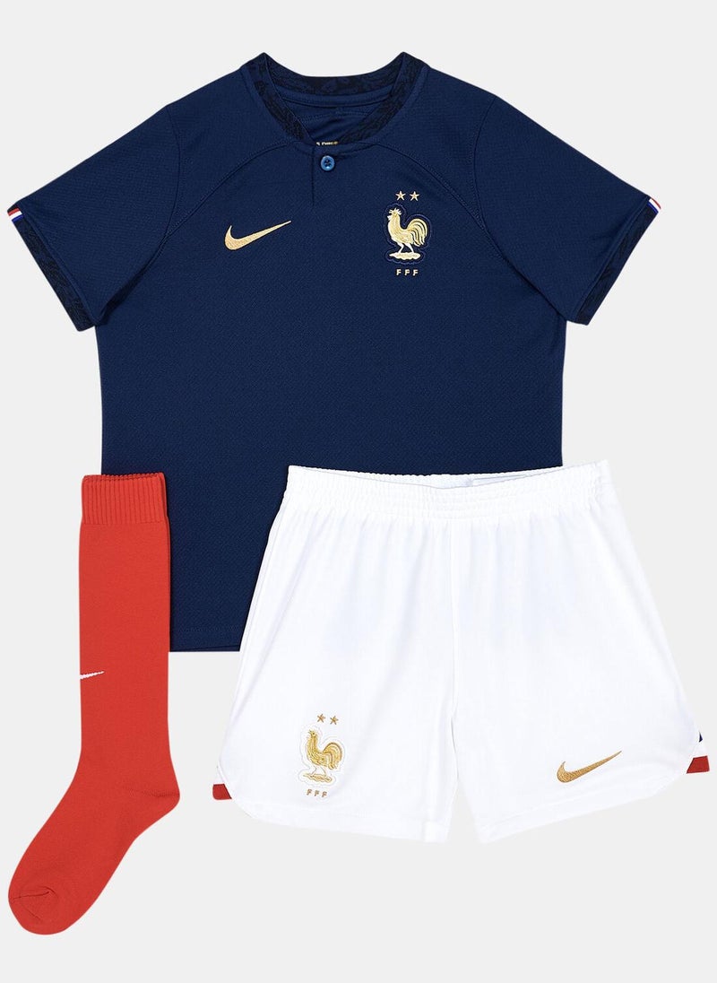Kids' France Home Football Kit (Younger Kids) - 2022/23