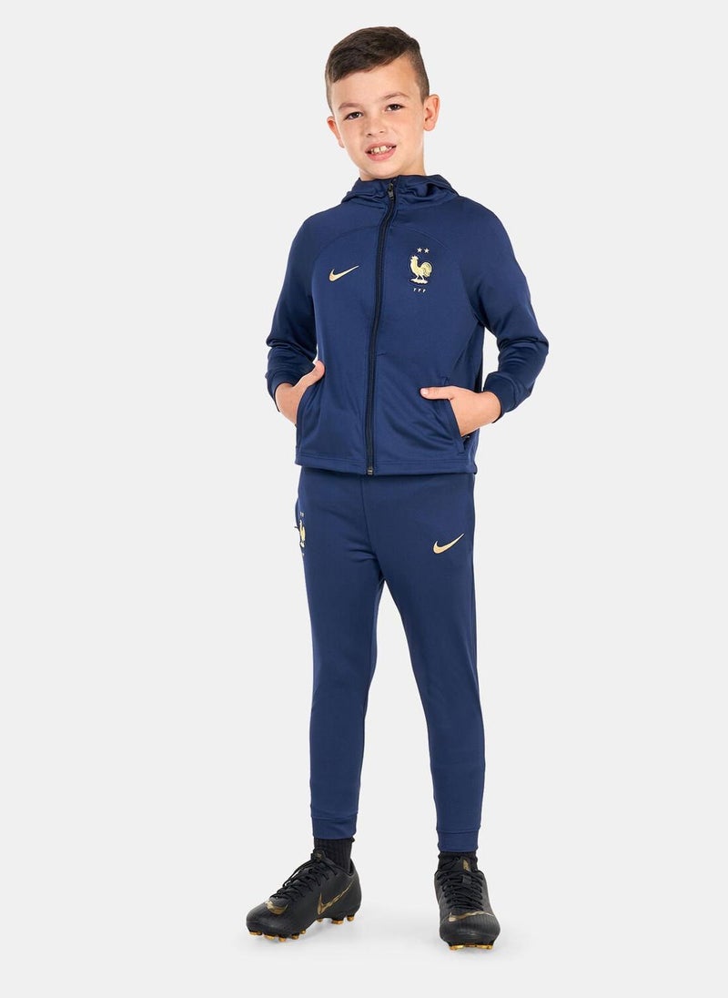 Kids' FFF Strike Dri-FIT Hooded Football Tracksuit (Younger Kids)
