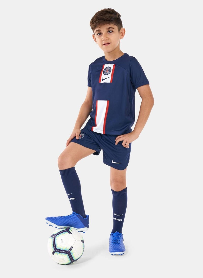 Kids' Paris Saint-Germain Home Kit - 2022/23 (Younger Kids)
