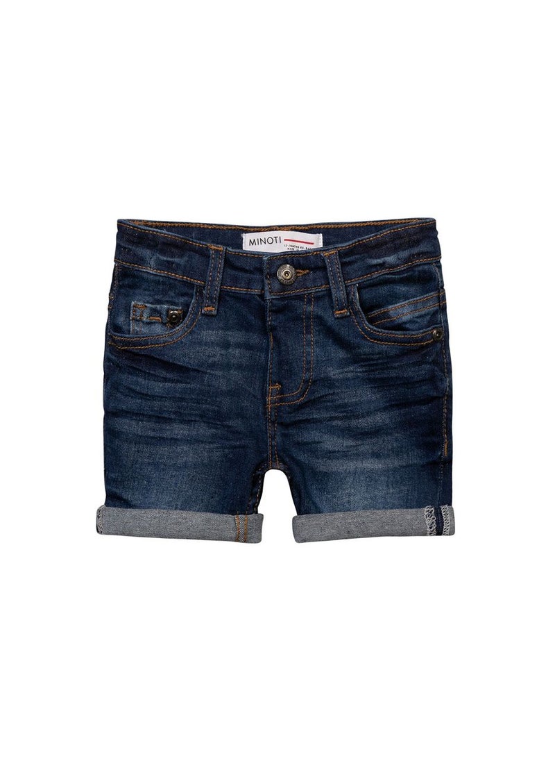 Teen Boys Dark Basic Denim Short