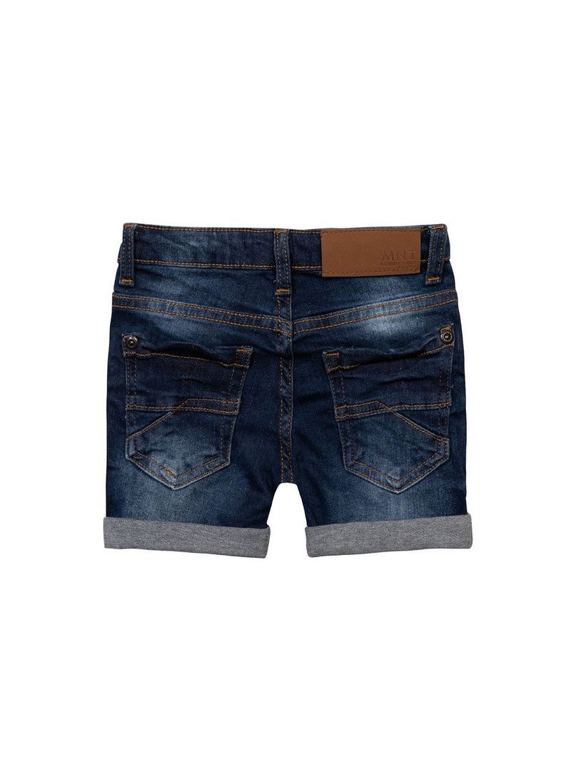 Teen Boys Dark Basic Denim Short