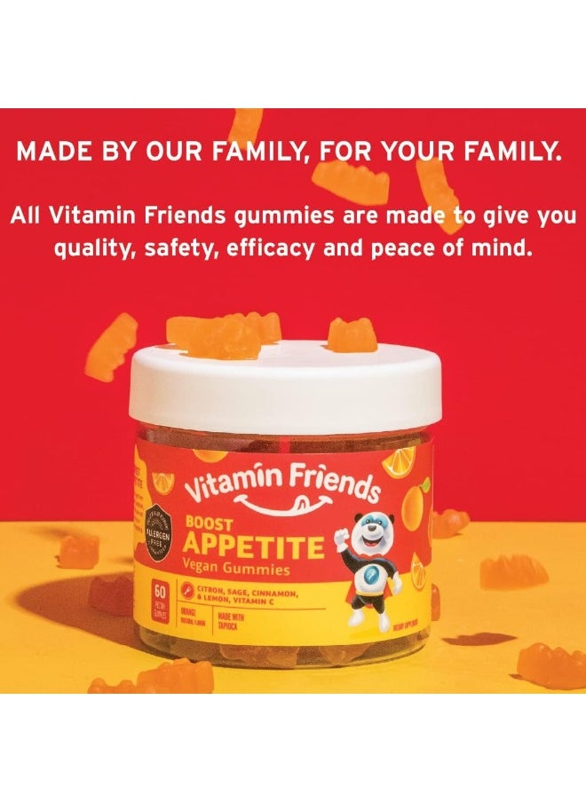 All Natural Vegan Children'S Appetite Stimulant And Weight Gainer With Boost Appetite Gummies, Orange Flavor