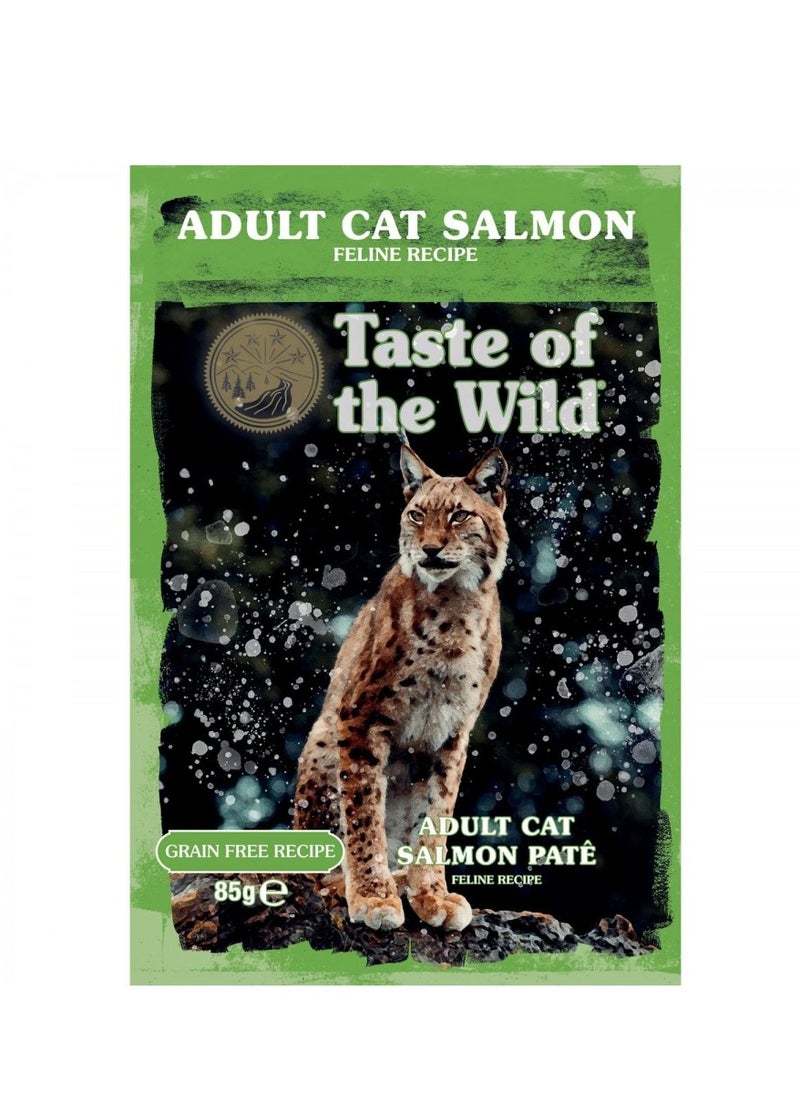 Taste of The Wild Adult Cat - Salmon - Pate - POUCH - BOX - 12*85g