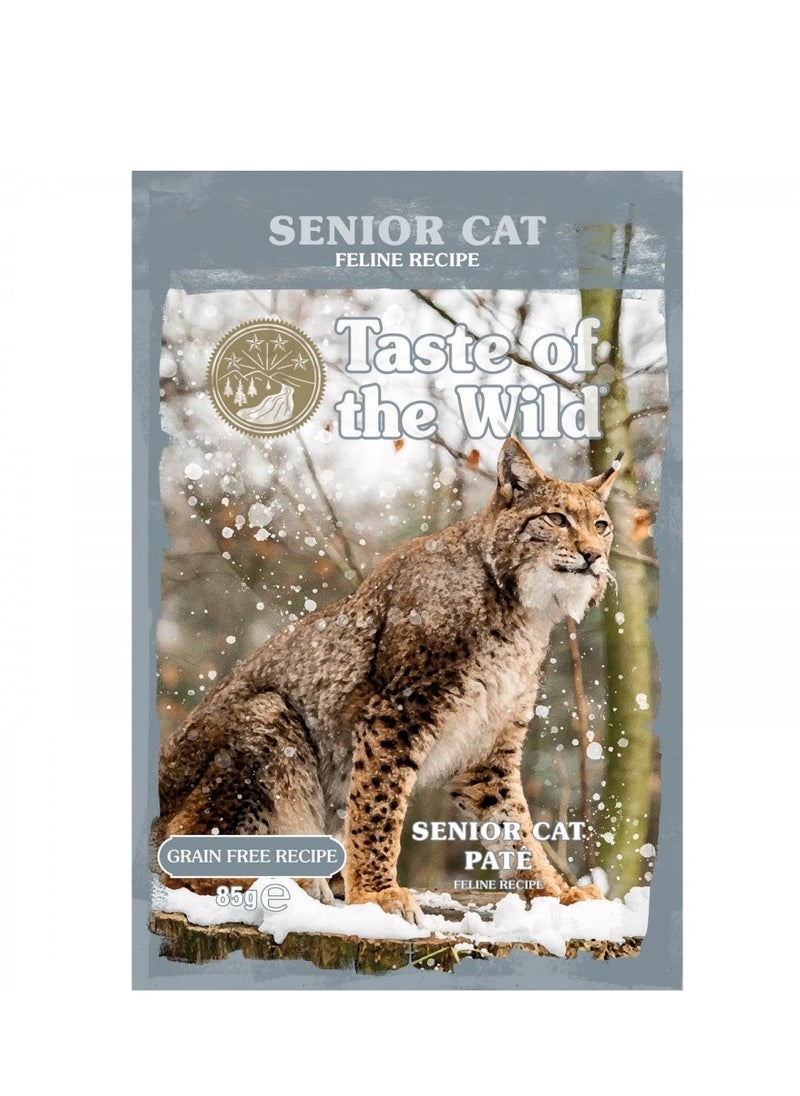 Taste of The Wild Senior Cat - Chicken - Pate - POUCH - BOX - 12*85g