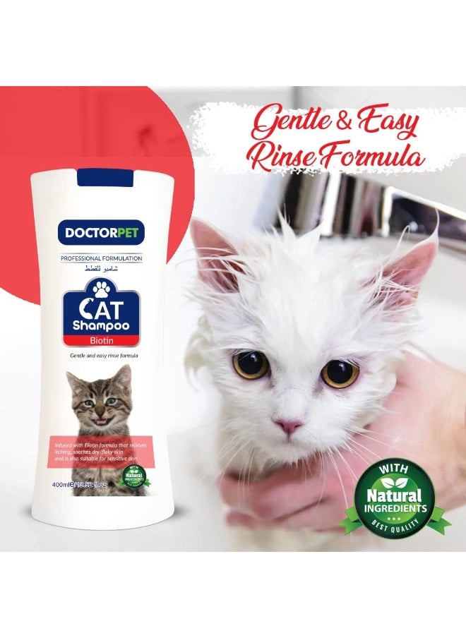 DoctorPet Cat Shampoo Biotin 400 ML