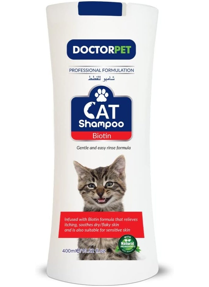 DoctorPet Cat Shampoo Biotin 400 ML