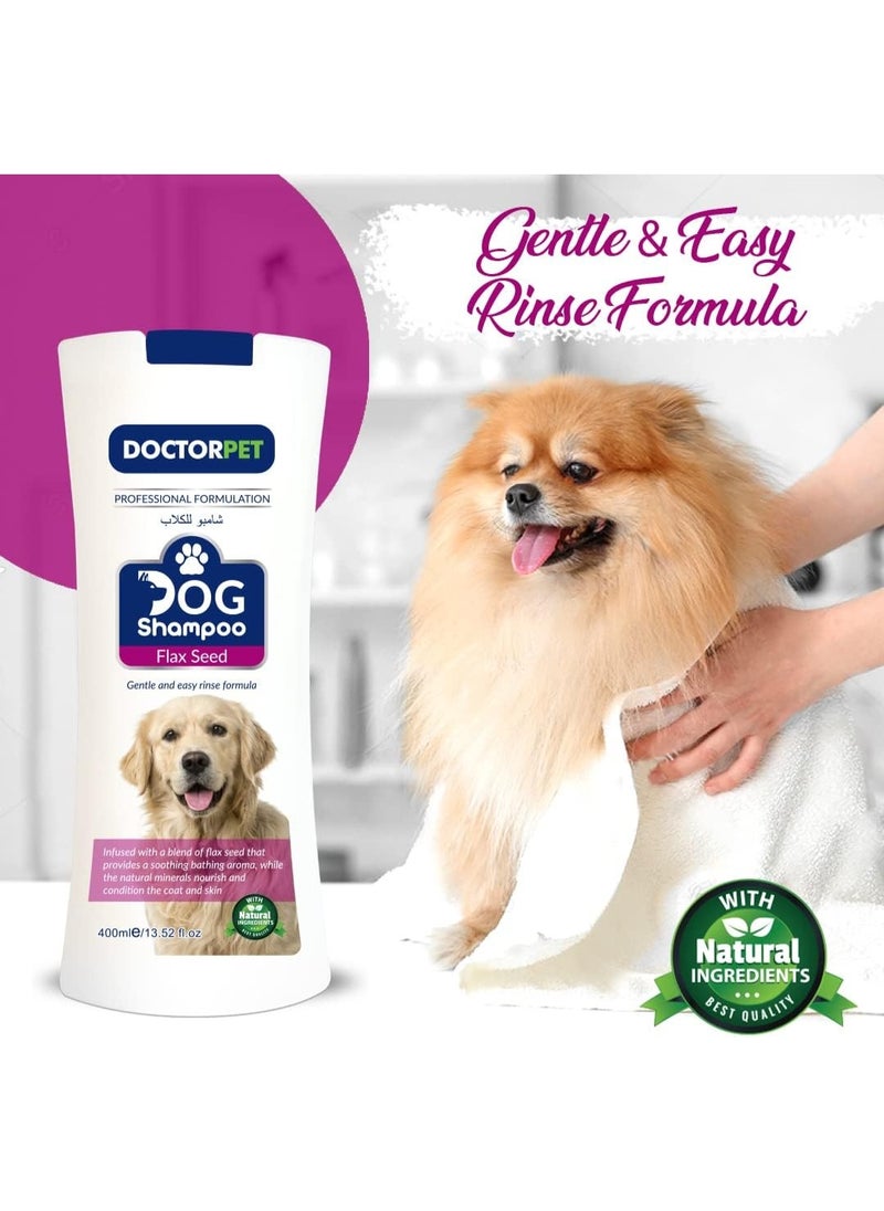 Doctor Pet Dog Shampoo Flax Seed 400 ML