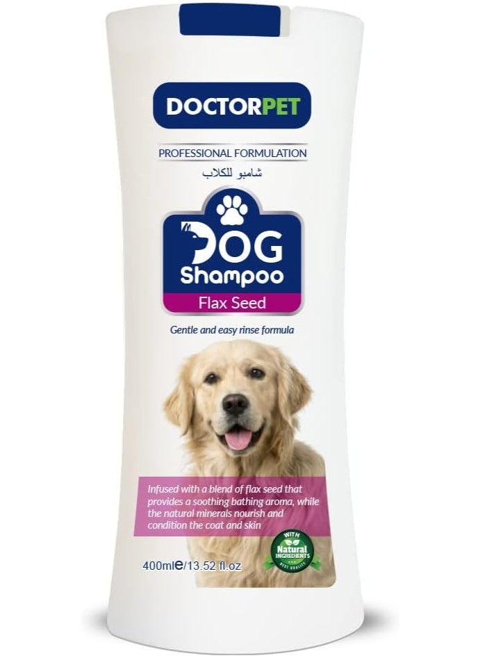 Doctor Pet Dog Shampoo Flax Seed 400 ML