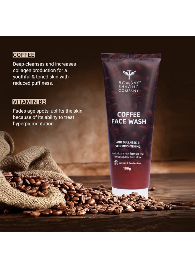 Coffee Face Wash For Men & Women (Pack Of 2) - Deep-Cleanses, De-Tans & Blackhead Removal | Made In India