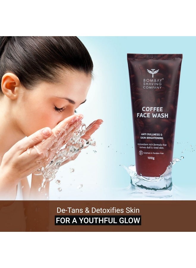 Coffee Face Wash For Men & Women (Pack Of 2) - Deep-Cleanses, De-Tans & Blackhead Removal | Made In India