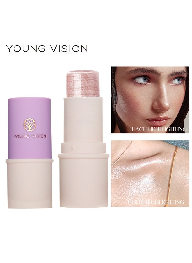 Highlighter, Blendable Glitter Multi-purpose for Face & Body, Lightweight Silky Smooth Highlighter for Women #05