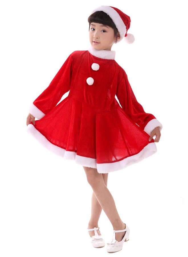 Santa Inspired Party Costume Set Red/White