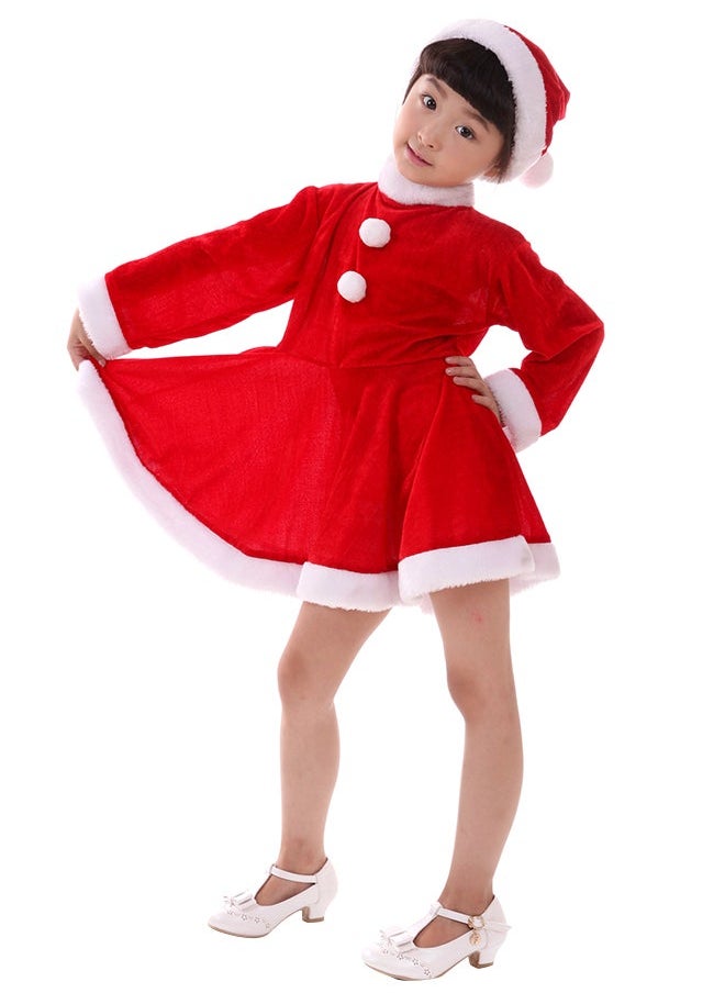 Santa Inspired Party Costume Set Red/White