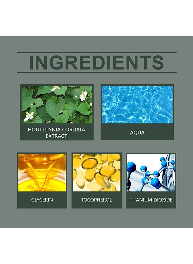 Houttuynia Cordata Moisturizing And Translucent Sunscreen,Silky Moisture Sunscreen, Korean SPF 50+ PA++++ Clear Filter Sun Essence, Moisture Daily Sunscreen, No White Cast&Sticky, Hydrating, Moisturizing 50G