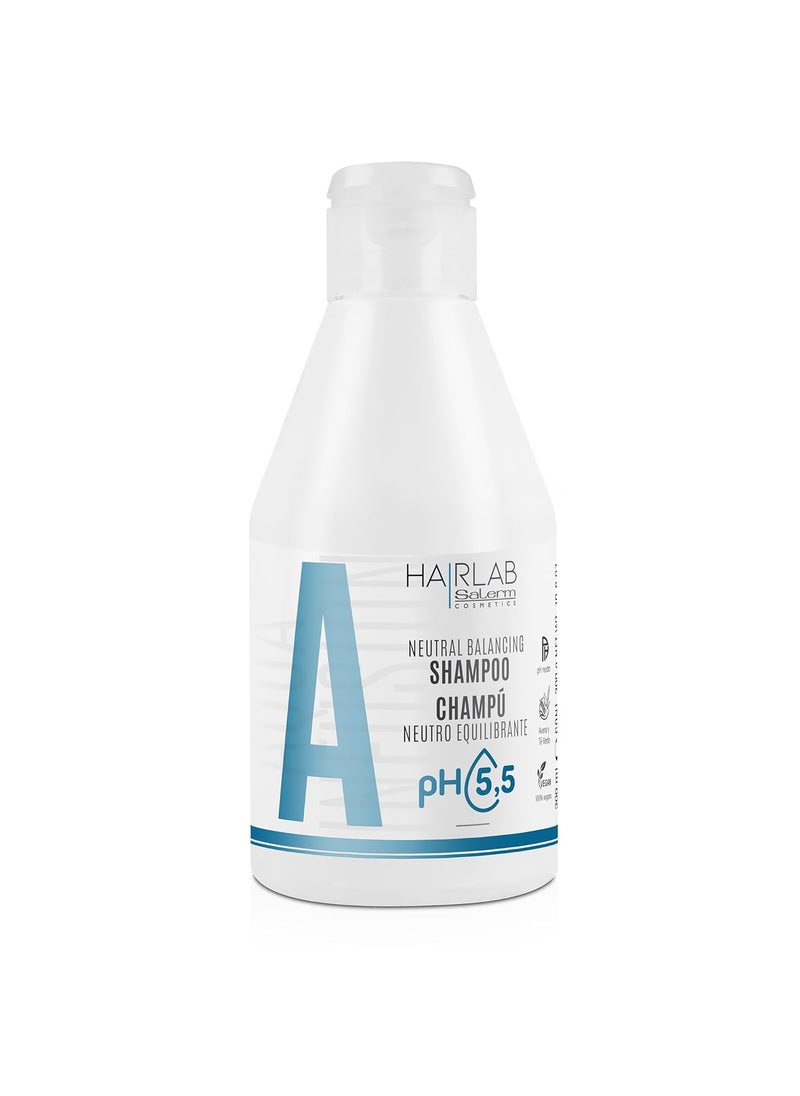 Salerm - Neutral Dermoprotective Shampoo - Hair Lab Neutral Balancing - 1200 ml - Neutral pH - For All Hair Types - With Vitamins B and C - Hydrates and Cares for the Scalp - Anti-Frizz