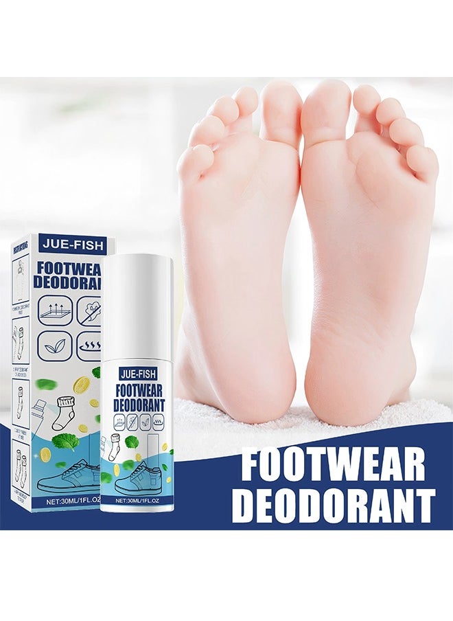 JUE-FISH Shoes And Shoe Cabinet Deodorizer Spray – Shoe And Socks Deodorizer - Quickly Eliminates Odors From Shoes, Socks And Sweaty Feet, keeping Them Fresh For A Long Time