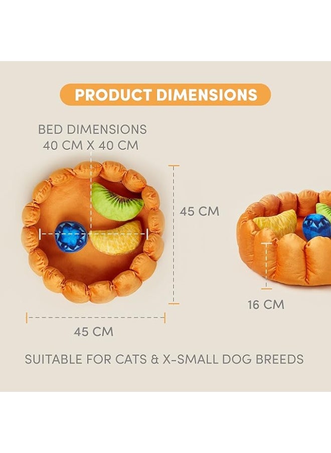 FOFOS Fruit Pie Pet Bed