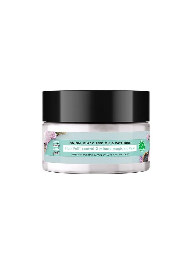 Love Beauty & Planet Onion, Black Seed & Patchouli Magic Mask For Hair Fall Controlino Sulfates,No Paraben|200Ml,1 Count
