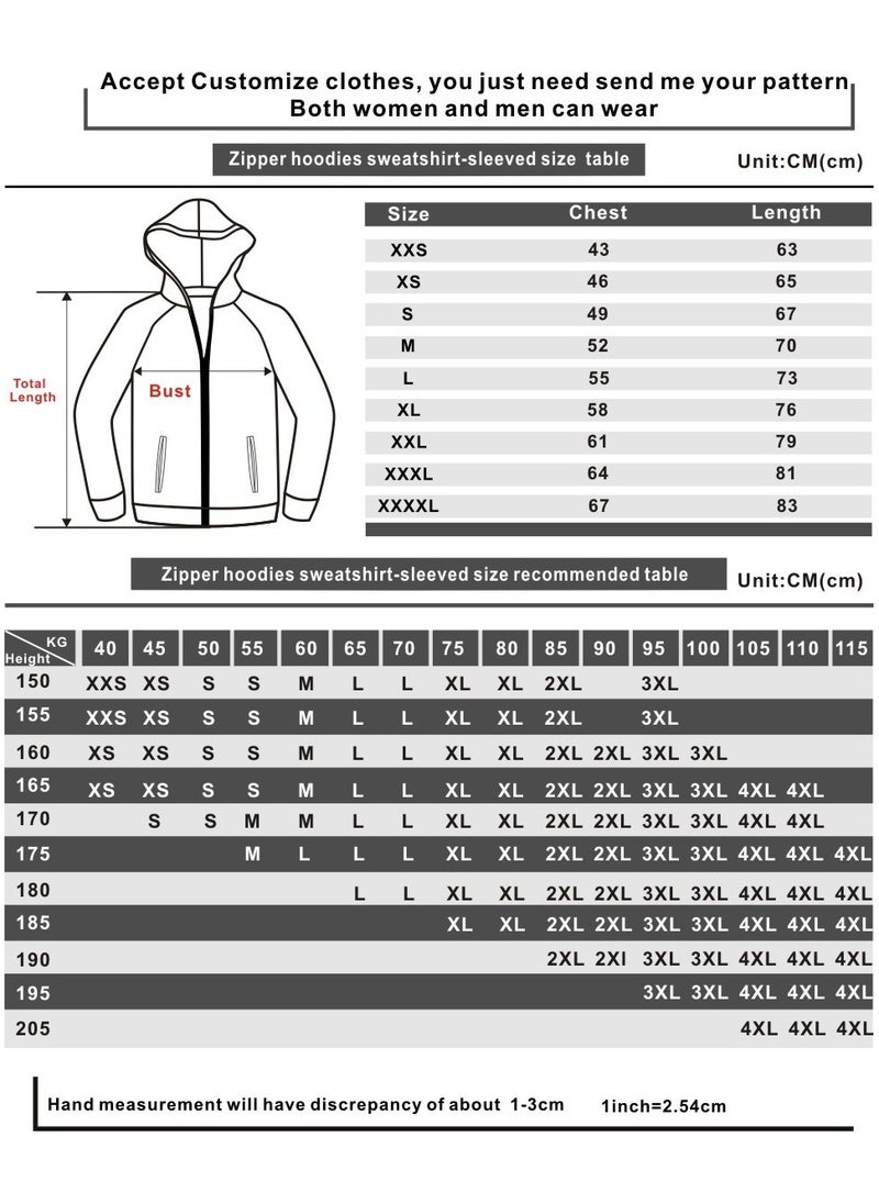 Stray Kids Long Sleeve Thin Hoodie Casual Zipper Hoodie Black