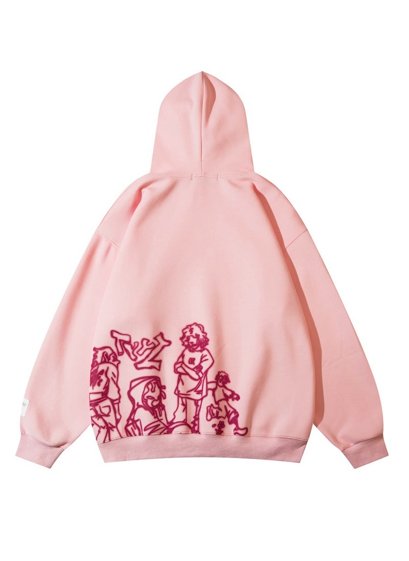Men’s Novelty Graphic Hoodies Y2k Streetwear Hooded Sweatshirt Pullover Hip Hop Fashion Oversized Hoodie Unisex