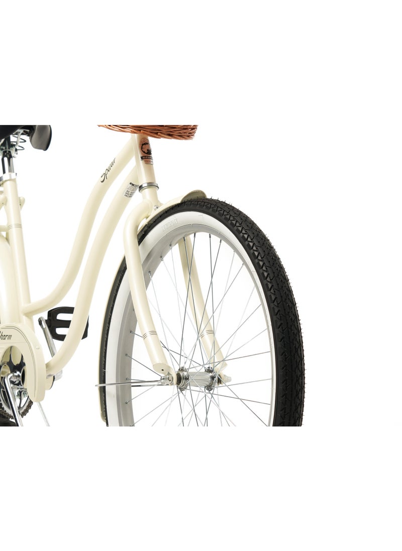 SPINN CHARM 1 STEP THRU PEARL WHITE